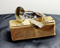 Chopard 23K Gold-Plated Sunglasses/De Rigo REM 202//162